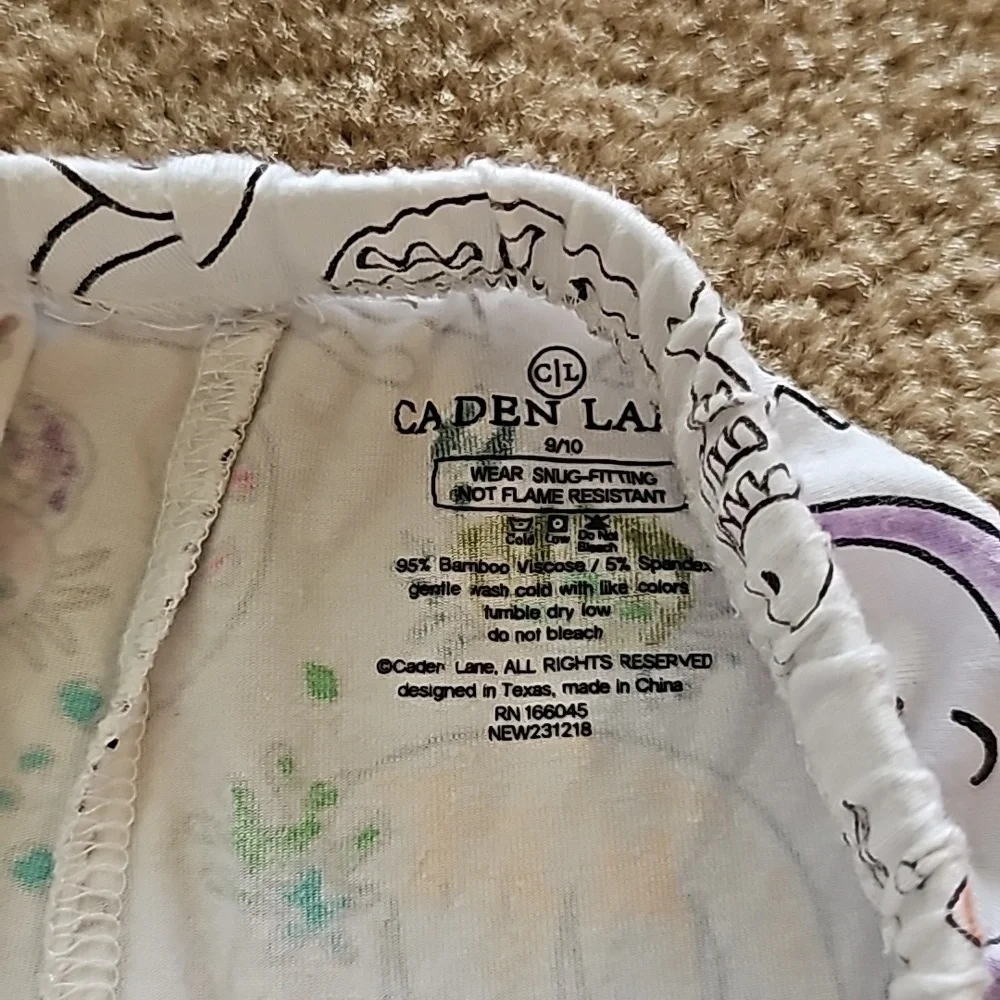 Caden Lane Bamboo Mermaid Sleep Pants Size 9 10